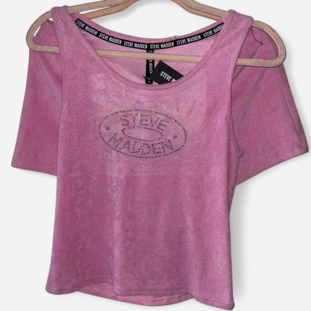 Medium Pink Steve Madden two piece sleep set